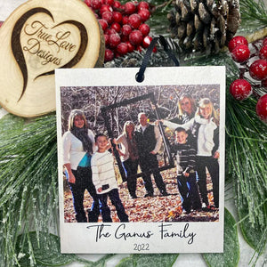 Custom Photo Gifts For Family Christmas Ornament Upload Family Photo 02acdt200724 - Ornament - GoDuckee