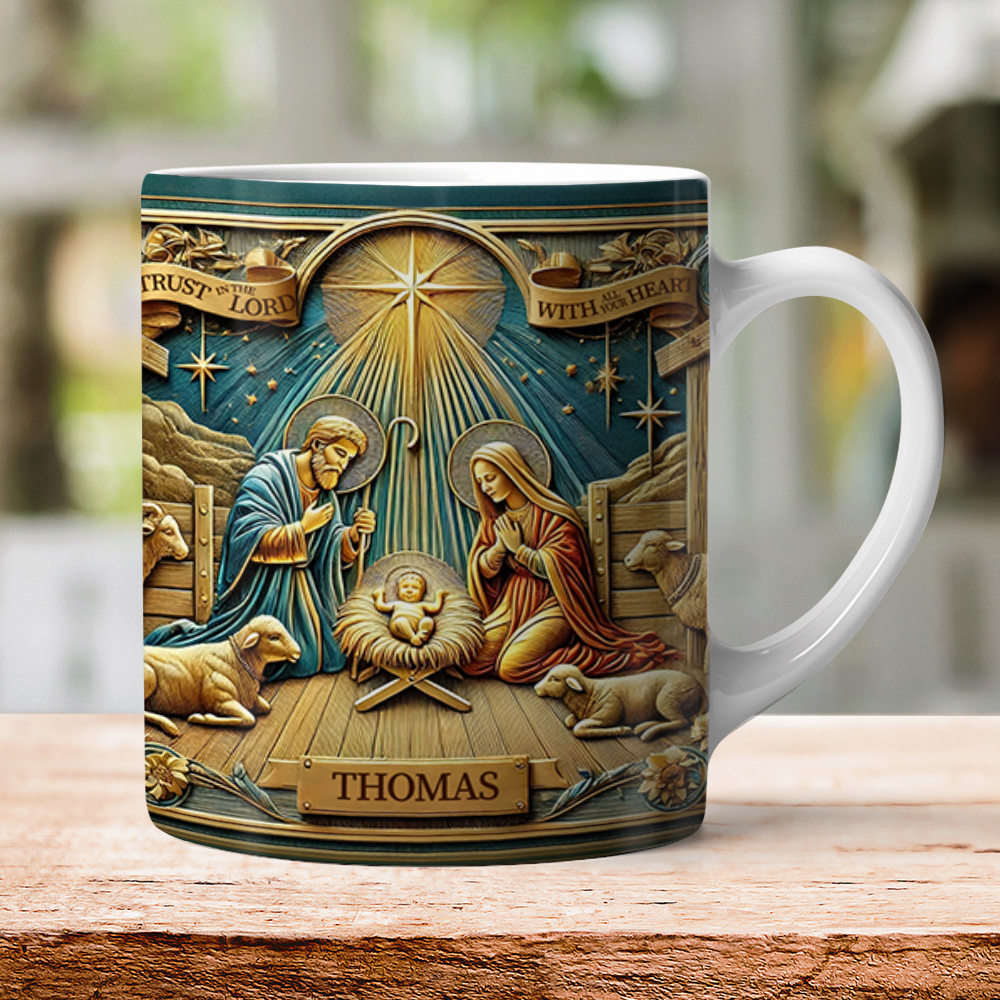 Personalized Gifts For Jesus Lover Coffee Mug, Trust In The Lord 03tgpu311224 - Coffee Mug - GoDuckee
