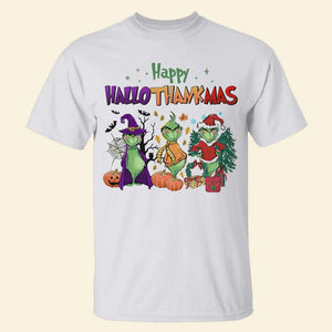 Gift For Movie Fans Happy Hallothanksmas Shirt 01NATN190924 - Shirts - GoDuckee