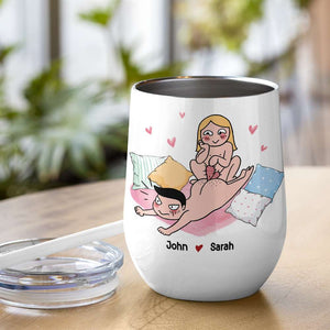 I Might Look Like I'm Listening To You, Gift For Couple, Personalized Mug, Funny Couple Coffee Mug, Couple Gift - Coffee Mug - GoDuckee