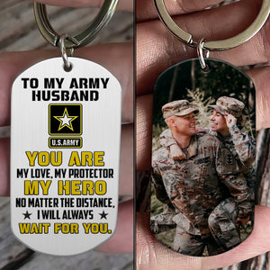 Personalized Gifts For Veteran Keychain 04DGTN020724 - Keychains - GoDuckee