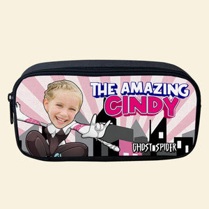 Personalized Gifts For Kid Girl Pencil Case Custom Face Kid 02xqpu170724 - Pencil Case - GoDuckee