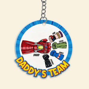 Personalized Gifts For Dad Keychain 02hudt220224ha - Keychains - GoDuckee