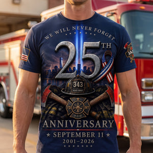 We Will Never Forget Shirt - Personalized Gifts For Firefighter 03naqn030826