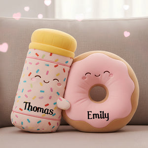 Couple Food Pillow Personalized Gifts For Couple 07PGDT211125 - Pillow - GoDuckee