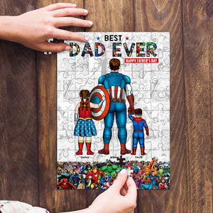 Personalized Gifts For Dad Jigsaw Puzzle 08qhqn060524pa Father's Day Gift - Jigsaw Puzzles - GoDuckee