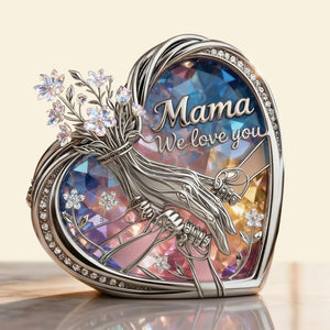 Mom & Children Holding Hands Love Acrylic Plaque - Personalized Gifts For Mom 04qhlu120326 - Shaped Plaques - GoDuckee