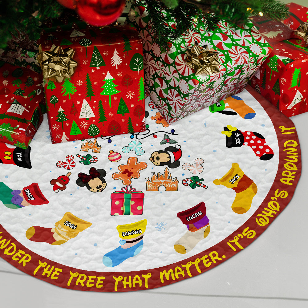 Personalized Gifts For Family Quilted Tree Skirt 01ohtn221124 - Tree Skirt - GoDuckee