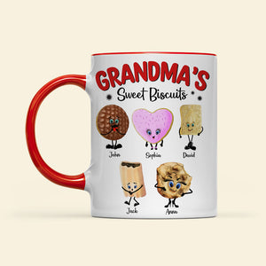 Personalized Christmas Gifts For Grandma Coffee Mug 01hutn051024 Grandma's Sweet Biscuits - Coffee Mug - GoDuckee