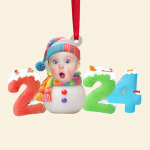 Custom Photo Gifts For Kids Christmas Ornament 01katn011124 Baby First Christmas - Ornament - GoDuckee