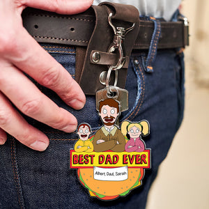 Personalized Gifts For Mom Keychain Best Mom Ever 02TOQN100225HG - Keychains - GoDuckee