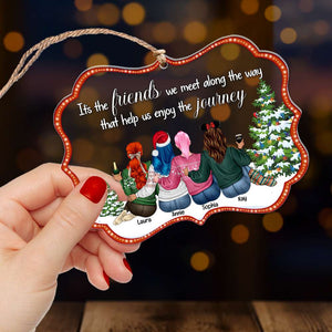 Personalized Gifts For Friends Ornament Christmas 02XQLU300924TM - Ornament - GoDuckee