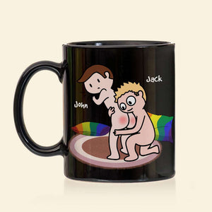 I Adore You And Love Every Part Of You, Personalized Mug, Gift For Couple, LGBT+ Couple - Coffee Mug - GoDuckee