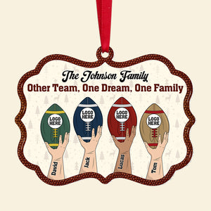 Personalized Gifts For American Football-loving Family Christmas Ornament 03ohtn211024 - Ornament - GoDuckee