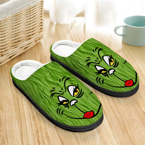 Personalized Christmas Gifts Home Slippers 02OHLU021024 - Shoes - GoDuckee