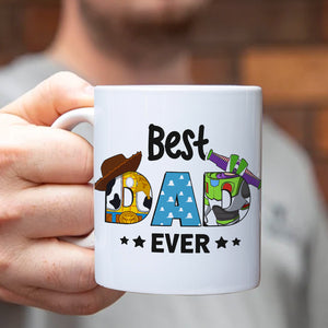 Best Dad Ever, Personalized Mug, Gift For Dads, Father's Day Gift, 04hutn170523ha - Coffee Mug - GoDuckee