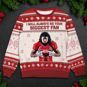 Custom Photo Gifts For Football Fans Ugly Sweater 01ACPU021024 - AOP Products - GoDuckee