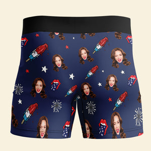 Custom Photo Gifts For Him Men's Boxers Only You - Boxers & Briefs - GoDuckee