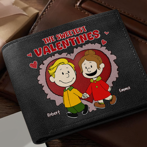 Personalized Gifts For Couple PU Leather Wallet 01ohpu251224hg - Leather Wallet - GoDuckee