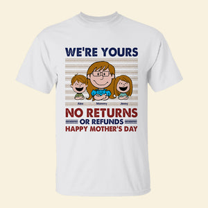 Personalized Gifts For Mom Shirt Cartoon Mom And Kids 03XQMH270325HH - Shirts - GoDuckee