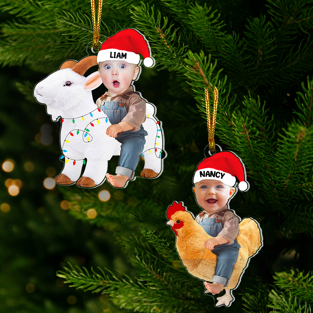 Custom Photo Gifts For Babies Christmas Ornament 02kapu301024 - Ornament - GoDuckee