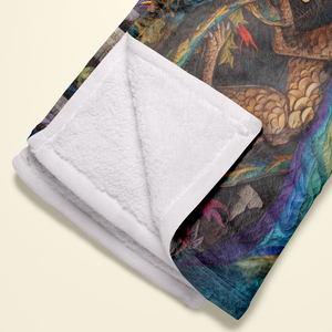 Personalized Gifts For LGBT Blanket, Pride Dragon 02qhpu120924 - Blanket - GoDuckee