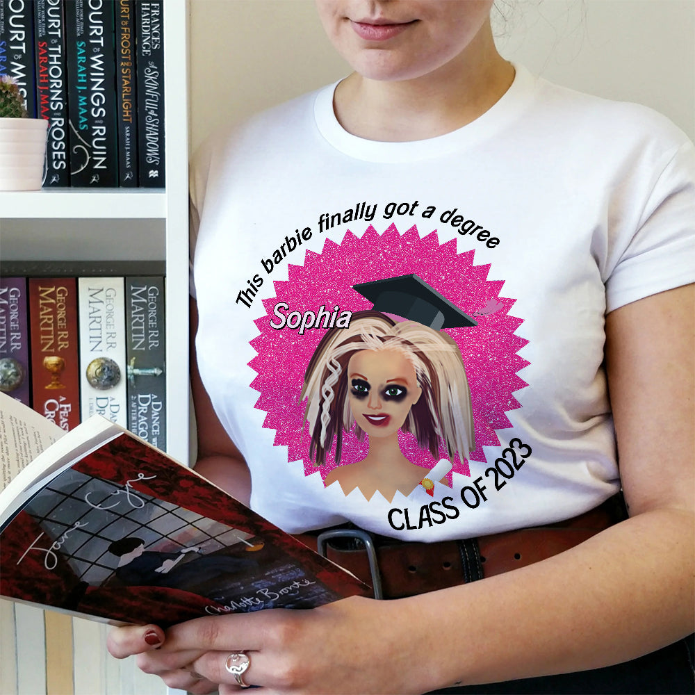 Finally Got A Degree, Class Of 2023, Gifts For Graduation, Personalized Shirt, Journey To Success, 04qhpo180723 - Shirts - GoDuckee