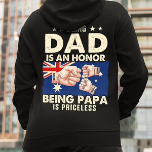 Being Dad Is An Honor Personalized Shirt Gift For Dad - Shirts - GoDuckee