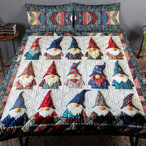 Cute Gnome Quilt Bed Set 02qnqn301024 - Blanket - GoDuckee