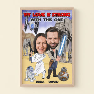 Couple My Love Is Strong With This One 01totn081223 Personalized Canvas Print - Poster & Canvas - GoDuckee