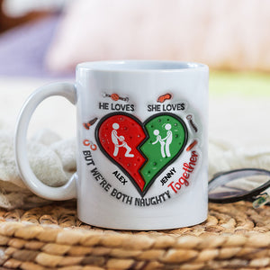 Personalized Gifts For Couple Coffee Mug Funny Couple 02OHMH121224 - Coffee Mug - GoDuckee