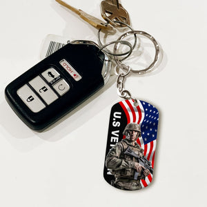 I Love Freedom, Custom Photo Stainless Steel Keychain, 02OHPO131223 - Keychains - GoDuckee