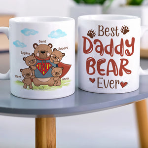 Bear Dad DR-WHM-03NAQN250423HA Personalized Coffee Mug - Coffee Mug - GoDuckee