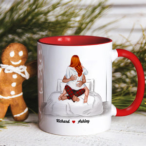 Gift For Couple, Personalied Accent Mug, Christmas Gift 04QHHN091123hh - Coffee Mug - GoDuckee