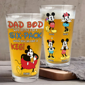 Personalized Gifts For Dad Beer Glass 05KAQN170524 Father's Day - Drinkware - GoDuckee