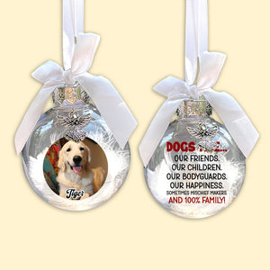 Christmas Gift For Dog Lover, Personalized Cusom Photo Memorial Ornament - Ornament - GoDuckee