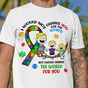Personalized Gifts For Autism Kids Shirt Cartoon Kid 03TOMH190225HH - Shirts - GoDuckee