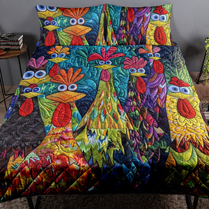 Gifts For Chicken Lovers Quilt Bed Set 01qnqn301024 - Blanket - GoDuckee