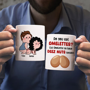 Do You Eat Omelettes-Gift For Couple-Personalized Coffee Mug- Funny Couple - Coffee Mug - GoDuckee