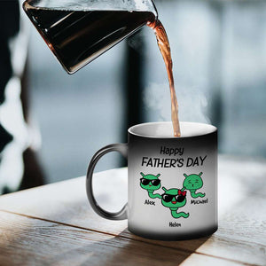 Happy Father's Day, Gift For Dad, Personalized Mug, Alien Sperm Mug, Father's Day Gift TT - Magic Mug - GoDuckee