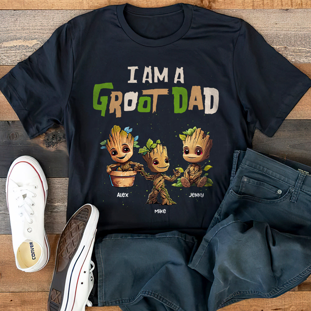 I Am A Dad Personalized Shirt, Gift For Family, 03huhn070623 - Shirts - GoDuckee