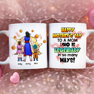 Personalized Gifts For Mom Coffee Mug Happy Mother's Day To A Mom Who Is Legendary In So Many Ways 03KAHN140324HH - Coffee Mugs - GoDuckee