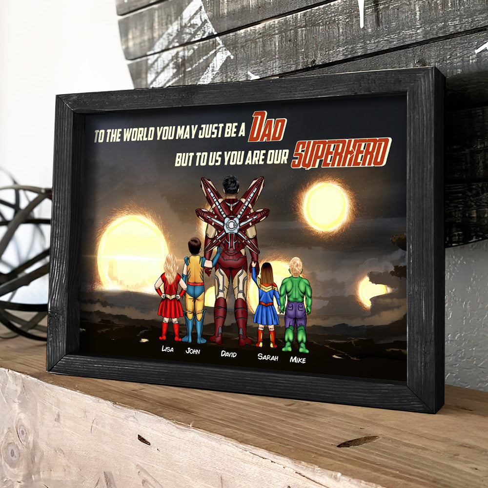 To The World You May Just Be A Dad-02nahn270523tm Personalized Canvas Print - Poster & Canvas - GoDuckee