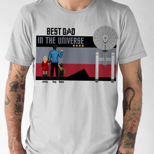 Best Dad In The Universe-04htpo050623hh Personalized Shirt - Shirts - GoDuckee