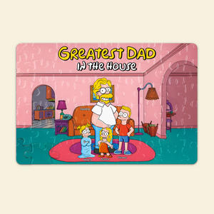 Greatest Dad Jigsaw Puzzle - Personalized Gifts For Dad 03topu080425pa - Jigsaw Puzzles - GoDuckee