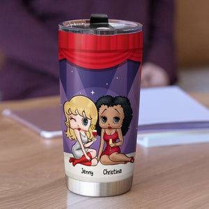 Besties Are Like Four-Leaf Clovers, Personalized Tumbler, Gifts For Be -  GoDuckee