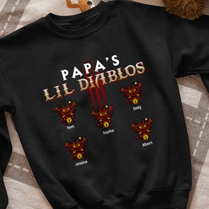 Dad's Little Devils Personalized Shirts - 03QHQN030623 - Shirts - GoDuckee