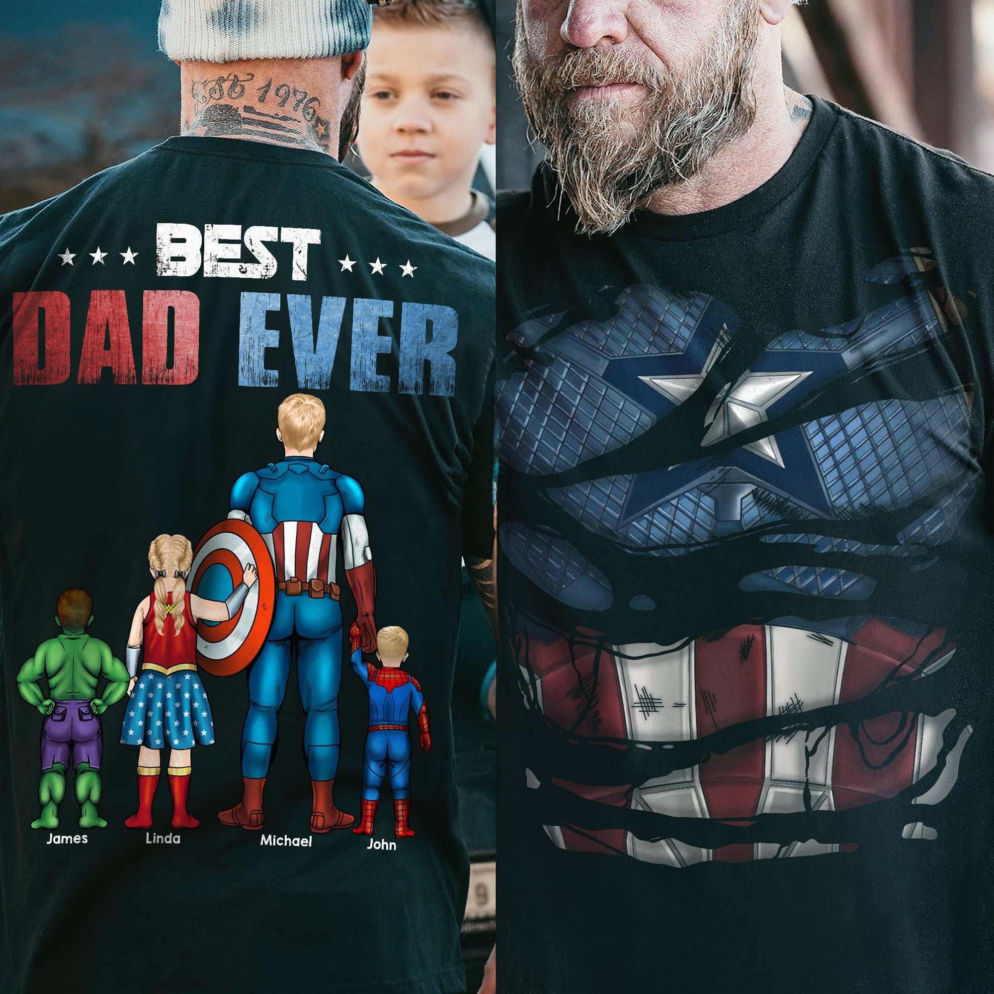 Personalized Gifts For Dad Shirt 07qhqn210524pa Father's Day - 2D Shirts - GoDuckee
