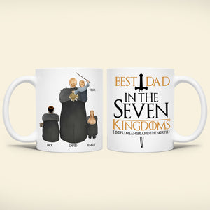 Personalized Gifts For Dad Coffee Mug Best Dad In The Seven Kingdoms 02QHTN250124 Father's Day Gifts - Coffee Mugs - GoDuckee