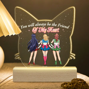 Personalized Gifts For Friends LED Light You Will Always Be The Friend Of My Heart 04OHHN260224HH - Led Lights - GoDuckee